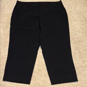 Sz 20 Lane Bryant Black Pants stretch ankle dress or casual